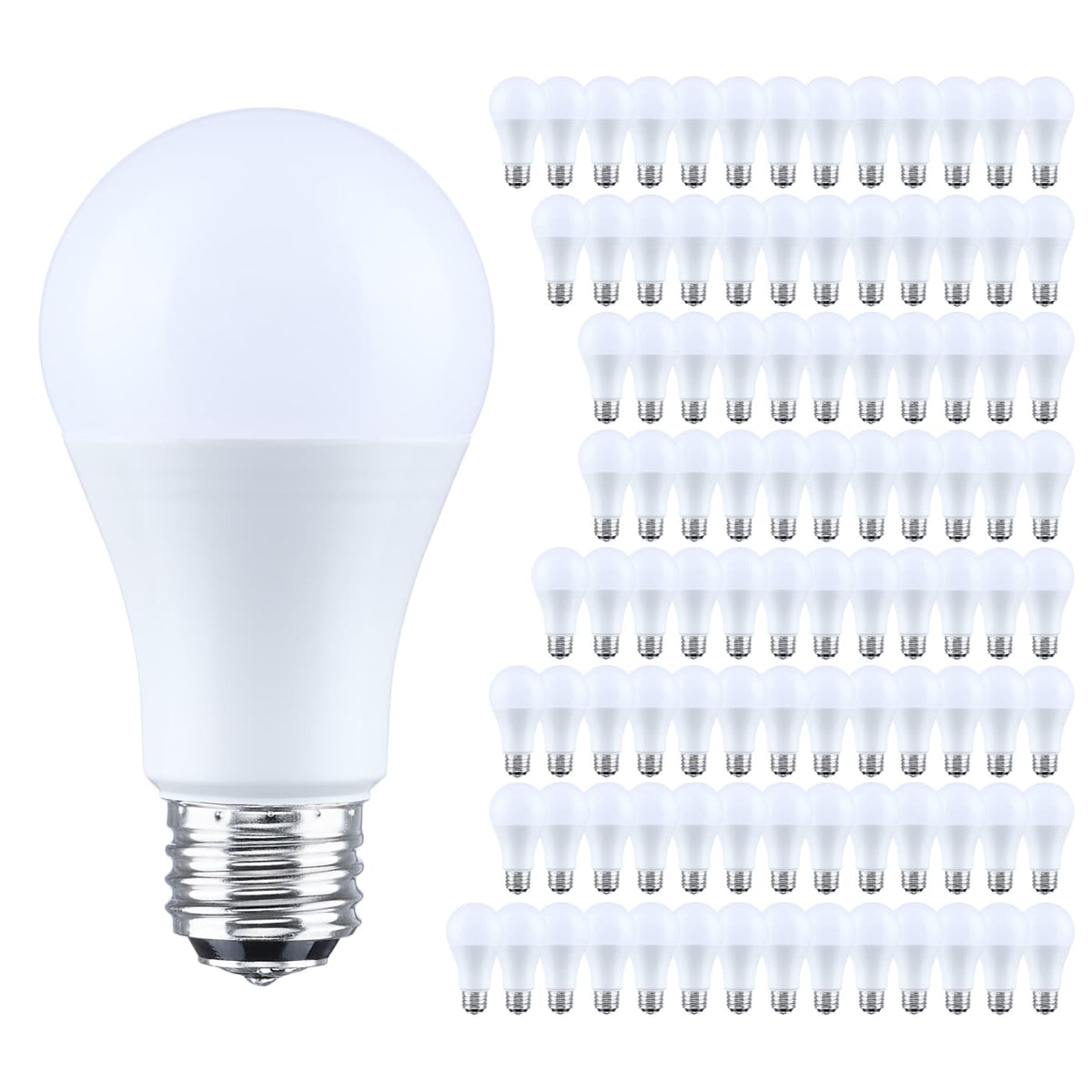 Satco S14413 9.8 Watt LED A19  2700K CCT  Medium Base  120 Volt  100 Pack