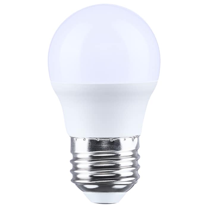 Satco S15210 5.5 Watt A15 LED  4000K CCT  80 CRI  Medium Base  Plastic  Dimmable  120 Volt