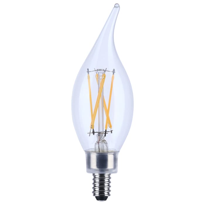 Replacement for Satco S9574 4.5W CFC/LED/27K/120V LED 5W 2700K CA11 E12 Candelabra -- NOW S9962