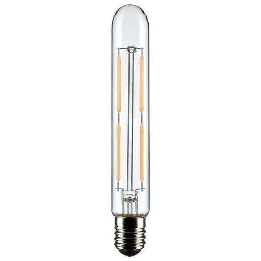 Satco S21370 4 Watt T6.5 LED Clear Intermediate Base 3000K 400 Lumens 120 Volt