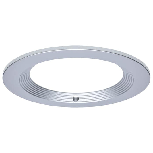 Satco S21652 CDL 4IN ROUND TRIM SILVER 4-Inch Round Trim for LED Downlight Silver Finish