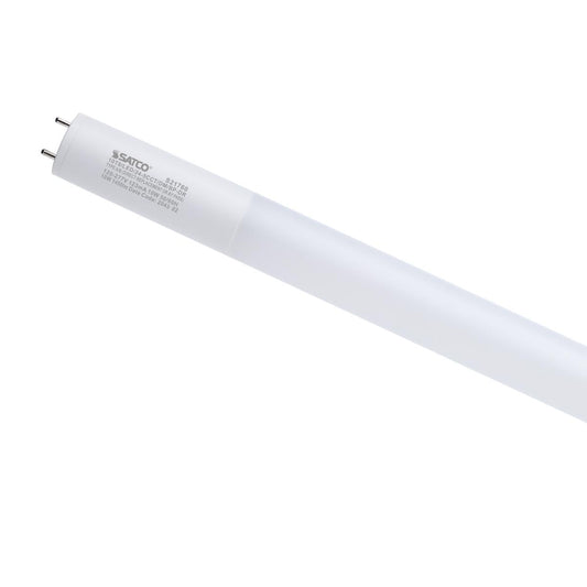 Satco S21760 10 Watt T8 LED 24-Inch 30K/35K/40K/50K/65K CCT Selectable G13 Base Ballast Type A/B Frost Finish 120-277 Ranged Voltage