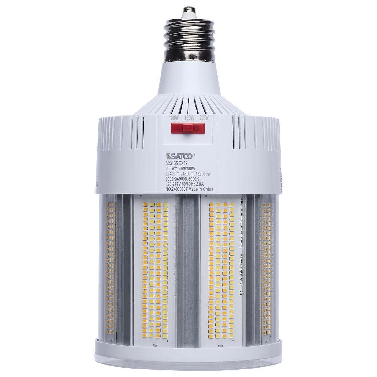 Satco S23135 200W/LED/CCT/100-277V/EX39 200/150/100W 30K/40K/50K Mogul Extended Base 120-277V