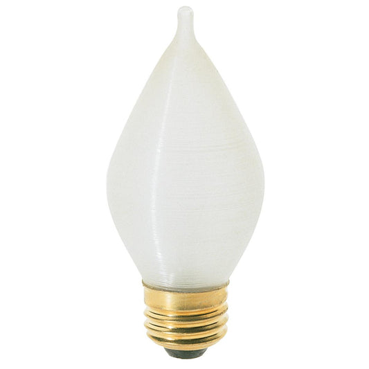 Satco S2714 40 watt 120 volt C15 Medium Screw (E26) Base Satin Spun