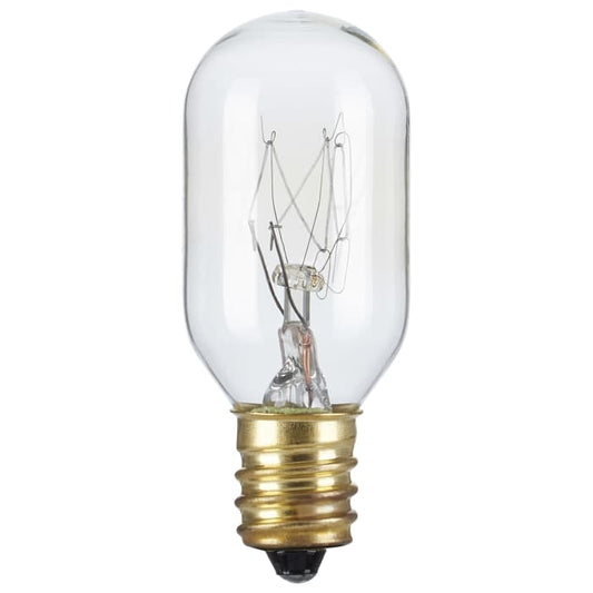 Satco S2751 20 Watt T7 Incandescent  Clear  Candelabra base  130 Volt
