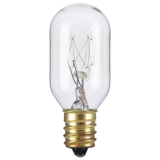 Satco S2751 20 Watt T7 Incandescent Clear Candelabra base 130 Volt