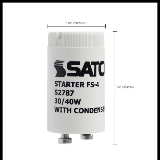 Satco S2787 FS/4 Starter with condensor 30/40W