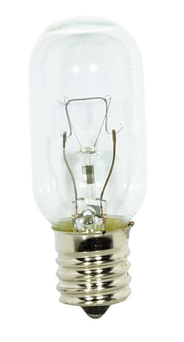 Satco S3917 40 Watt T8 Incandescent  Clear  2000 Average rated hours  360 Lumens  Intermediate base  130 Volt  Carded