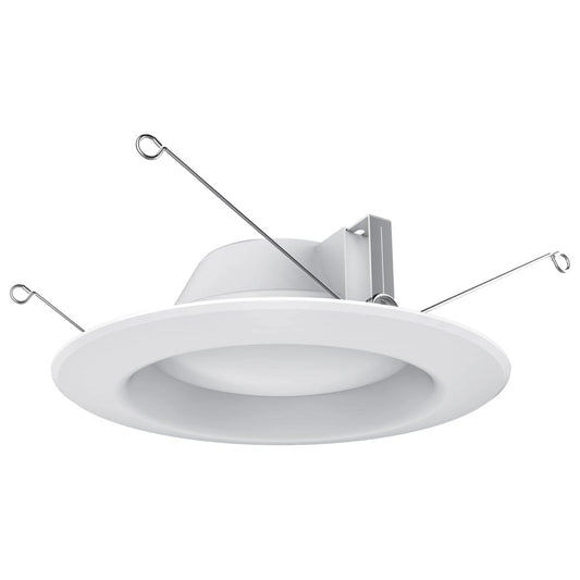 Satco S39314 7.2 Watt LED Downlight Retrofit 5-6 Inches 4000K 120 Volt White Finish