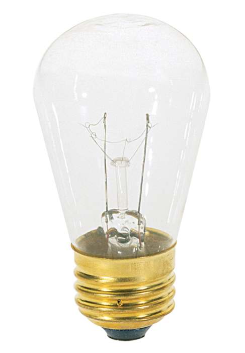Satco S3965 11W 130V S14 Clear E26 Base Incandescent