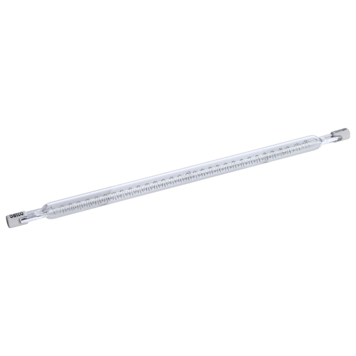 Satco S4550 Quartz 375 Watt  Halogen  Infrared  120 Volt  RSC  T3 Heat Lamp
