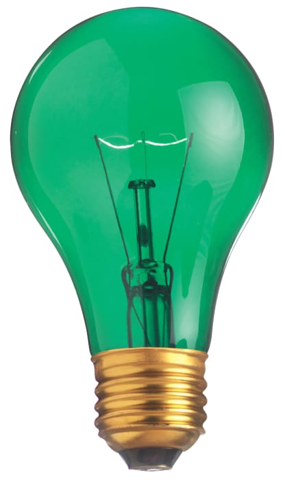 Satco S6081 25A/TG 25W Transparent Green