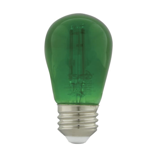 Bulbrite 701411 11S14TG 11W S14 TRANSPARENT GREEN