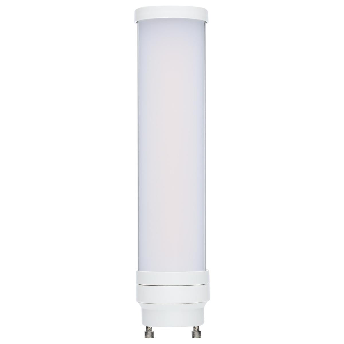 Satco S8750 8W/LED/CFL/5CCT/GU24 8 Watt LED PL GU24 27K/30K/35K/40K/50K CCT Selectable Ballast Bypass 120-277 Volt