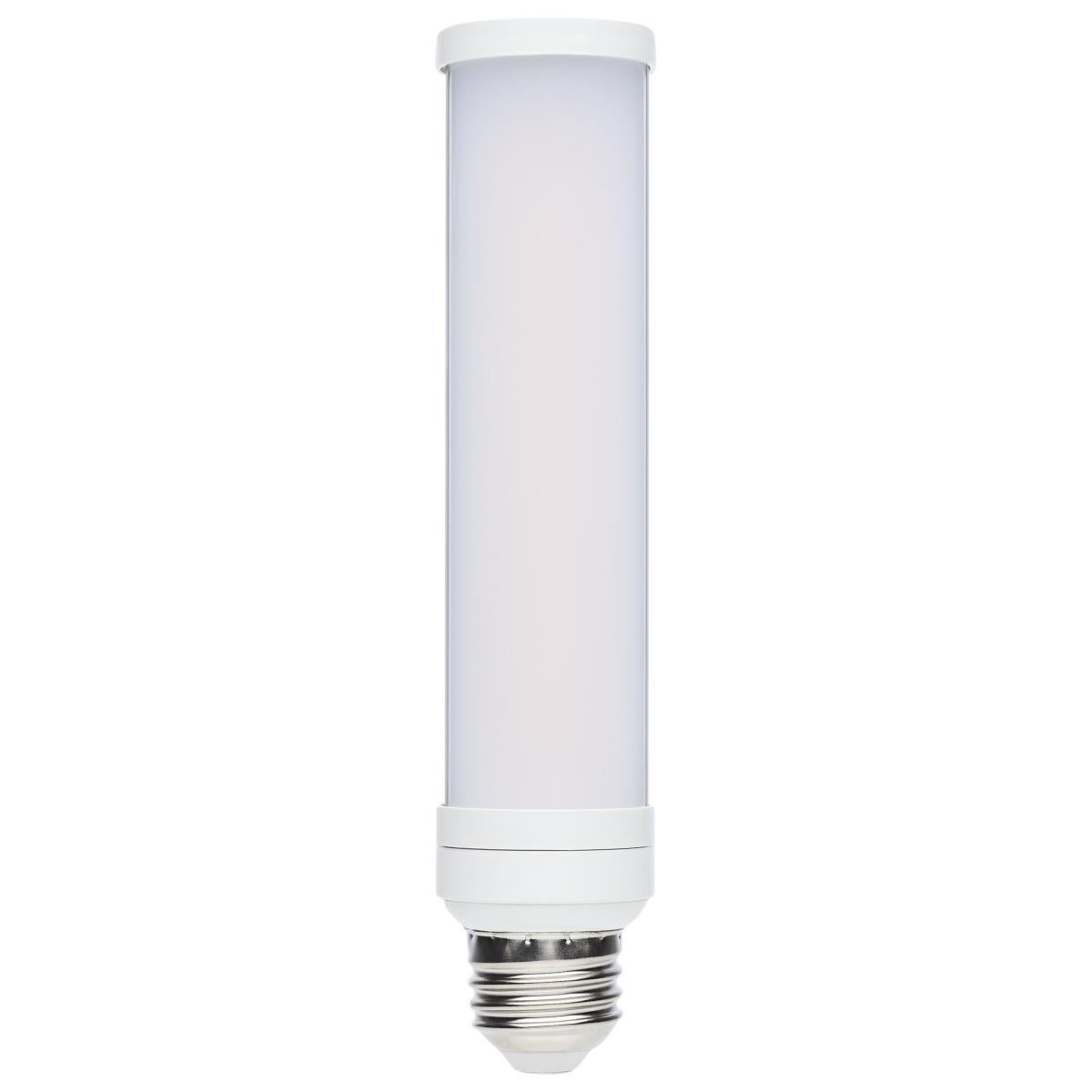Satco S8760 8W/LED/CFL/5CCT/E26 8 Watt LED PL E26 Base 27K/30K/35K/40K/50K CCT Selectable Type B Ballast Bypass 120-277 Volt