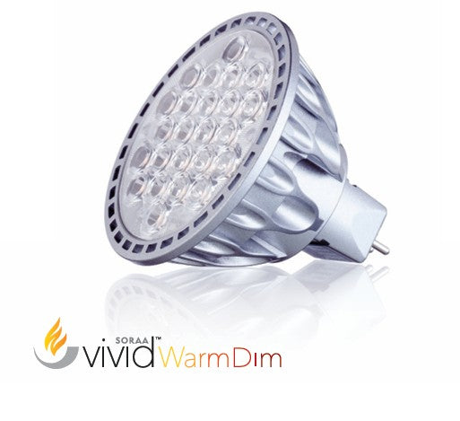 Soraa SM16-07-36DM-930/918-01 SORAA VIVID WARM DIM MR16 GU5.3 12V 7.5W 36° 3000K
