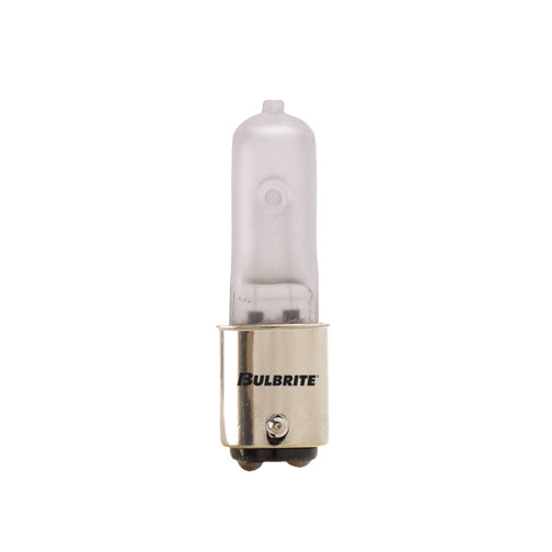 Bulbrite 613102 Q100FR/DC Halogen 100 Watt 120 Volt T4 DC Bayonet Base Frost