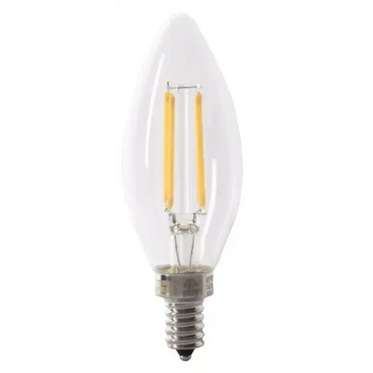 FEIT BPCFC60/850/LED/2 500 E12 Lumen 5000K Dimmable Flame Tip LED