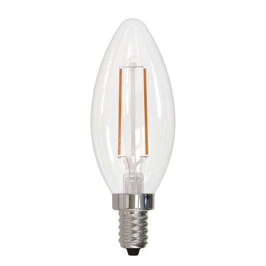 Bulbrite 776691 LED4B11/30K/FIL/D/B 4W LED B11 3000K FILAMENT E12 DIM