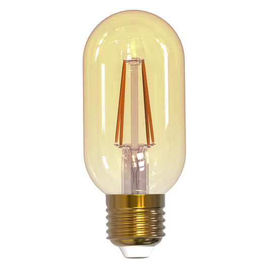 Bulbrite 776905 LED4T14/21K/FIL-NOS/3 4W LED T14 2100K FILAMENT NOSTALGIC E26 FULLY COMPATIBLE DIMMING
