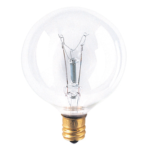 Bulbrite 400125 25CTC/25/3 25W CANDLEABRA TORPEDO B8 CLEAR 130V