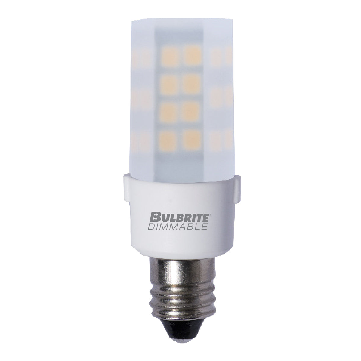 Bulbrite 770585 LED4E12/30K/120/F/D 4.5W LED E12 FROST 3000K 120V DIMMABLE