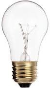 Satco S3720 40A15 40 Watt 130 Volt A15 Medium Base Clear Appliance Light Bulb