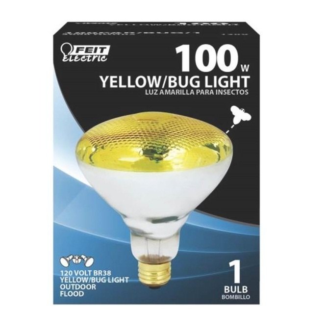 Replacement for Feit 100PAR/BUG/1 120-Volt Lightweight PAR38 Reflector Yellow Bug