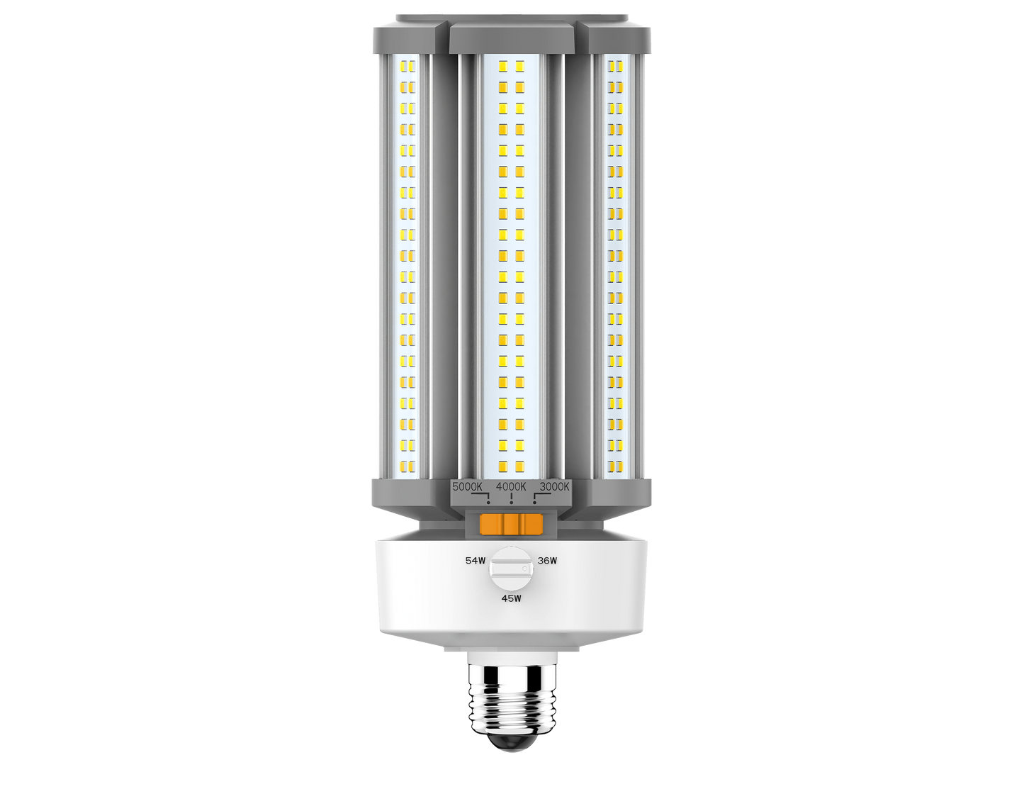 EIKO 12715 LPS54CC/8FCCT/U/EX39 LED Corn Cob 54/45/36W 7830LM 80CRI 30/40/50K 120-277V EX39