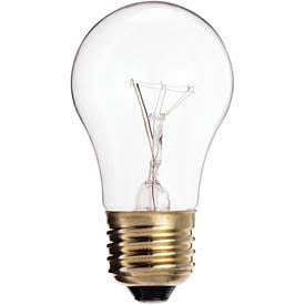 Satco S3810 40A15 40 Watt 130V A15 E26 Medium Base Clear Incandescent Light Bulb
