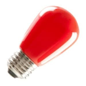 Halco 80517 S14RED1C/LED Sign Scoreboard LED Light Bulb RED