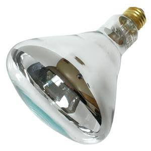 Satco S4999 250R40/1 250W R40 IR Heat Lamp Clear