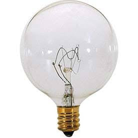 Replacement for Satco A3923 40W 130V Globe Incandescent G16.5 Clear E12 Candelabra Base - NOW LED S21204