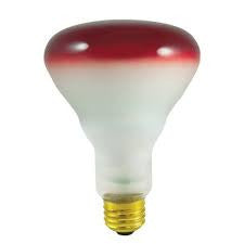 Replacement for Bulbrite 247075 75BR30R 75-Watt BR30 Reflector Incandescent Medium Base Red Bulb - NOW SATCO