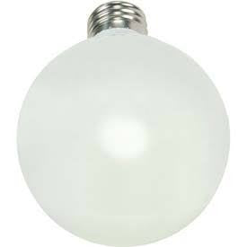 Satco S7302 9G25/E26/4100K/120V 9W G25 Cool White Globe Compact Fluorescent