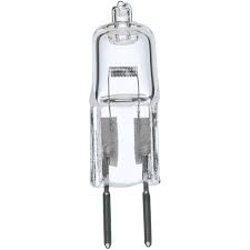 Satco S3121 50T4/CL 50 watt Halogen T4 Clear 2000 Average rated Hours 900 Lumens Bi Pin GY6.35 base 12 volts