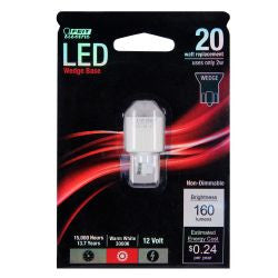 Feit LVW/LED 20 Watt Lumens 160 Clear LED WEDGE