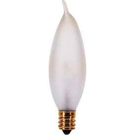 Satco A3678 25W Torpedo CANDLEABRA FROST 130V