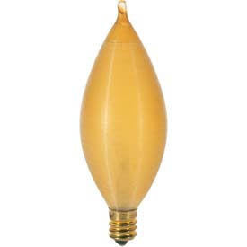 Satco S3406 25C11/A 25-Watt C11 Spun Amber 120-Volt