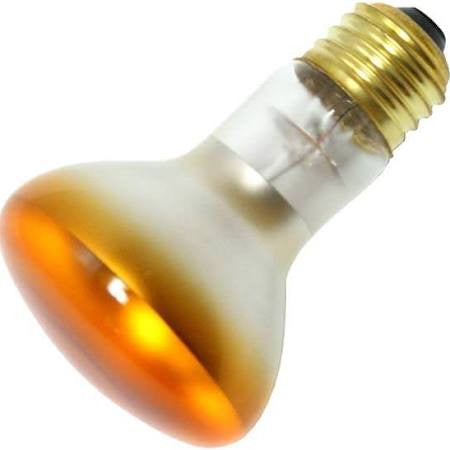 Halco 104200 R20AMB50 Amber Flood Light Bulb 50W R20 Amber