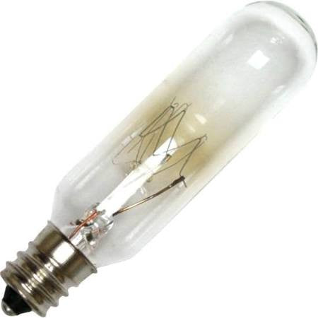 Replacement for Eiko 43018 25T6C-120V 25 Watt Clear T6 E12 120V Incandescent Candelabra Base