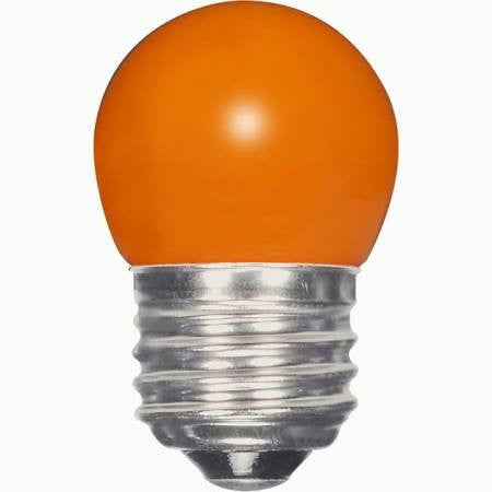Satco S9164 1.2W S11/OR/LED/120V LED S11 120 Volts 1.2W Orange