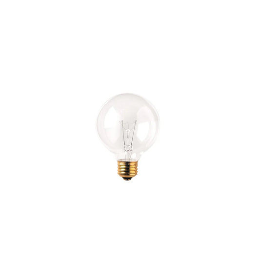 Replacement for Bulbrite 393104 40G25CL2 40-Watt G25 Clear Incandescent Bulb - NOW LED