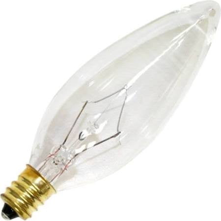 Replacement for Halco 1006 CTC40 40W TORPEDO Incandescent Clear Candelabra E12 130V - LED ONLY