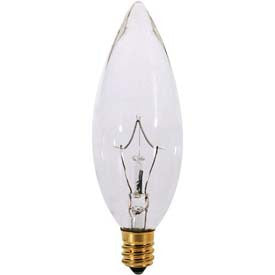 Replacement for Satco A3684 60B10 60W B10 Incandescent Candelabra Base 130V - NOW LED S21273