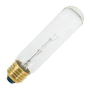 Replacement for Satco S3896 60T10/C 60W T10 Incandescent Clear Medium Base Tubular - NOW BULBRITE