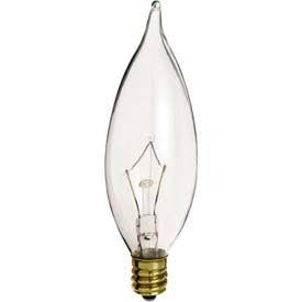 Replacement for SATCO A3675 B40CFC 40W 130V Incandescent Flame Candelabra Clear - NOW LED