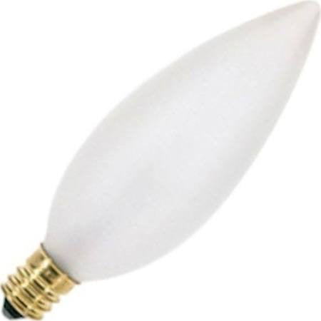Replacement for Satco A3686 40B9 1/2/F 40W Incandescent Candelabra Base 130V Frost - NOW LED