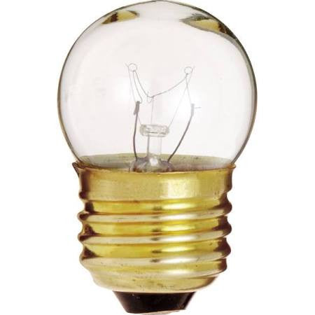 Satco S3794 7-1/2S11 7.5W 120 Volt S11 Medium Base Clear Incandescent Carded