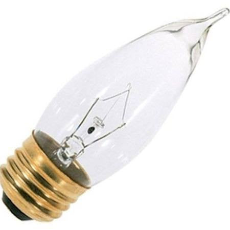 Satco A3664 25CA10 25W Incandescent Medium Base 130V